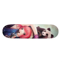 Peach Ninja Pandas skateboards