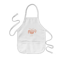 Peach (Pêche) Kids Apron