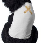 Peach Ribbon pet clothing