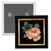 Peach Rose - Vintage Makeover. Buttons