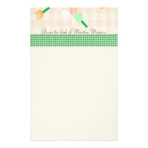 Peach Tulips Stationery