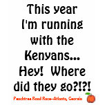 Peachtree Road Race t-shirts