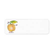 peachy keen character return address labels