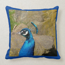 Peacock American MoJo Pillow