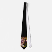 Peacock and Doves in a Garden Neckties