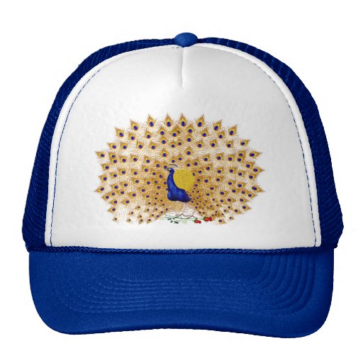 Peacock and Roses Hats
