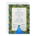 Peacock Bachelorette Party Invitation