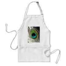 Peacock Beautiful Green Bird Animal Royal Luxury S Apron