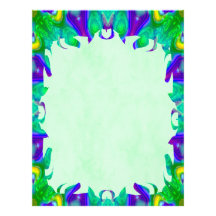 Peacock Bloom Flame Letterhead