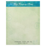 Peacock Blue & Green Business Letterhead