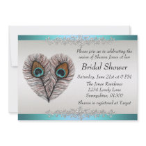 Peacock Bridal Shower Announcement