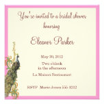 Peacock Bridal Shower Invitation