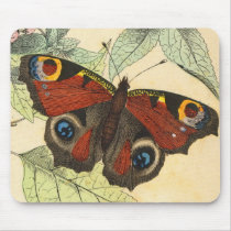 Peacock Butterfly Mousepads