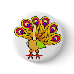 PEACOCK BUTTON