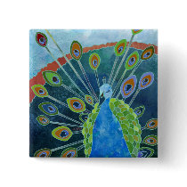 Peacock Button