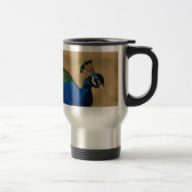 Peacock commuter mugs, cups & steins