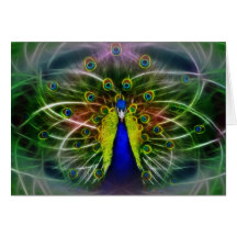 Peacock Dreamcatcher Card