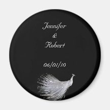 Peacock Elegance Magnet