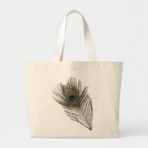Peacock feather bags