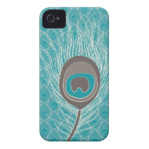 Peacock Feather iPhone Case iPhone 4 Cover