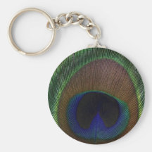 Peacock Feather Key Chains