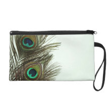 Peacock Feather Makeup Bag