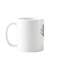 Peacock feather mugs