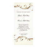 Peacock Feather n Swirls - Wedding Invitation