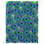 Peacock Feather Patterned Scrapbook Letterhead