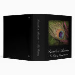 Peacock Feather Purple/Green Photo/Album Binder