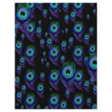 Peacock Feather scrapbook paper 8.5" x 11" letterhead