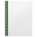 Peacock Feathers Border letterhead