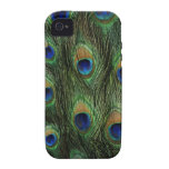 peacock feathers Case-Mate iPhone 4 cases