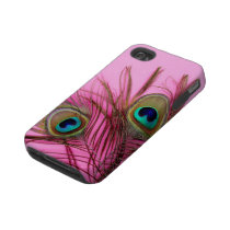 Peacock Feathers iPhone 4 Tough Case-Mate Case