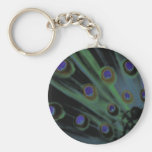 Peacock Feathers Keychain