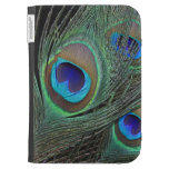 Peacock Feathers Kindle Case