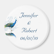 Peacock Garden Magnets