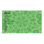 Peacock Green Business Card