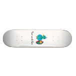 Peacock in blue skate decks