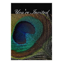 Peacock Invitations