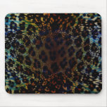 Peacock Leopard Mouse Pad