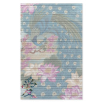 Peacock Love Paper Custom Stationery