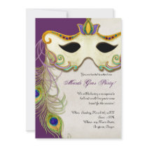 Peacock Masquerade Mask Ball - Mardi Gras Party