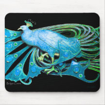 PEACOCK MOUSE PAD
