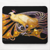 PEACOCK MOUSE PAD