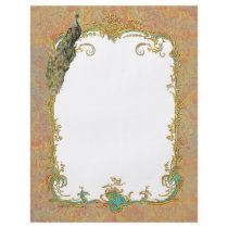 Peacock n Paisley Ornate Art Print Cards