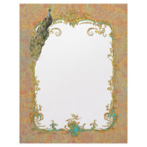 Peacock n Paisley Ornate Art Print Cards