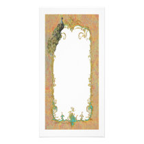 Peacock n Paisley Ornate Art Print Cards