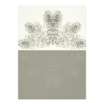 Peacock Plumes invitations