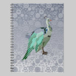 Peacock Silver Notebook notebooks